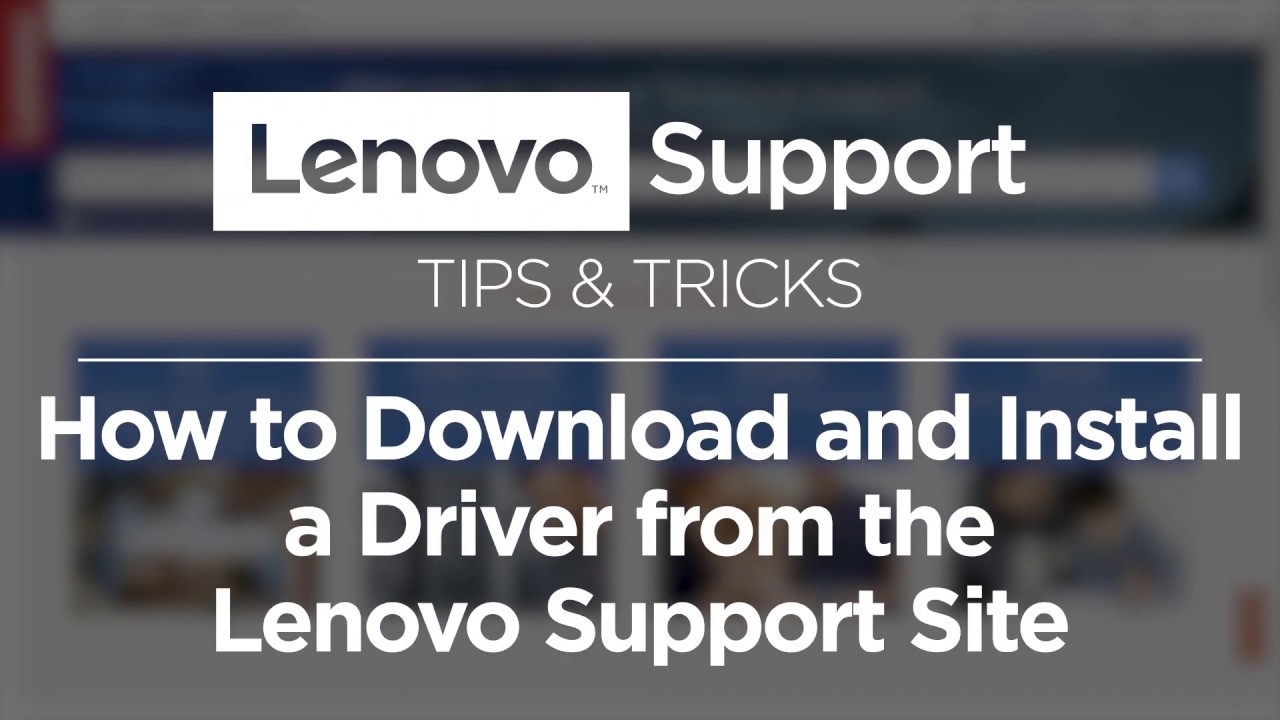 Lenovo drivers